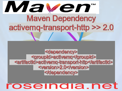 Maven dependency of activemq-transport-http version 2.0