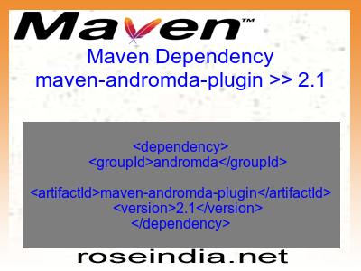 Maven dependency of maven-andromda-plugin version 2.1