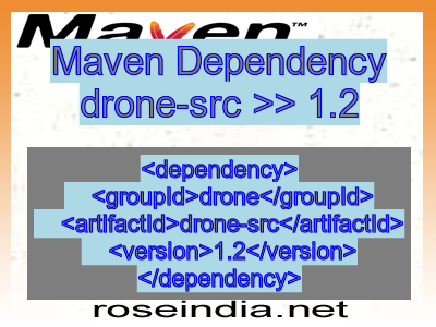 Maven dependency of drone-src version 1.2