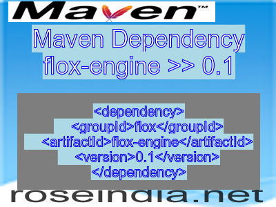 Maven dependency of flox-engine version 0.1