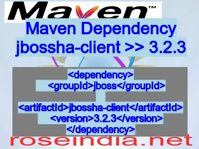 Maven dependency of jbossha-client version 3.2.3