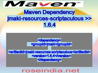 Maven dependency of jmaki-resources-scriptaculous version 1.6.4