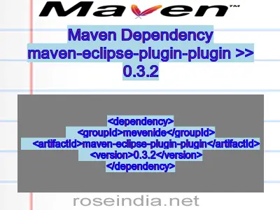 Maven dependency of maven-eclipse-plugin-plugin version 0.3.2