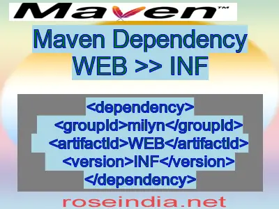 Maven dependency of WEB version INF