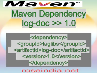 Maven dependency of log-doc version 1.0