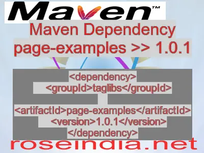 Maven dependency of page-examples version 1.0.1