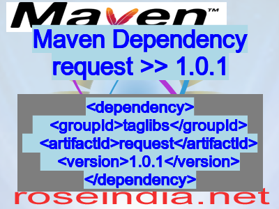 Maven dependency of request version 1.0.1