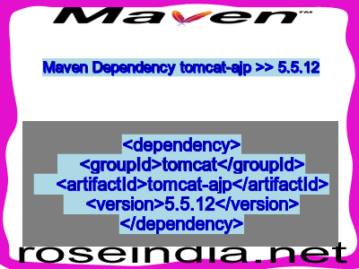 Maven dependency of tomcat-ajp version 5.5.12