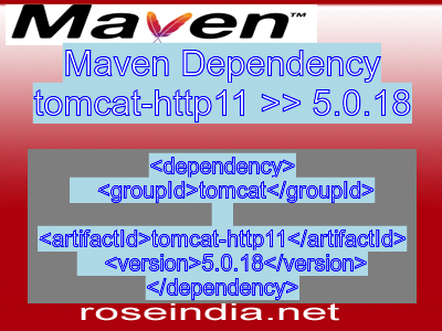 Maven dependency of tomcat-http11 version 5.0.18