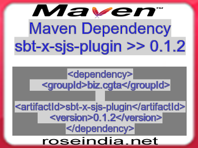 Maven dependency of sbt-x-sjs-plugin version 0.1.2