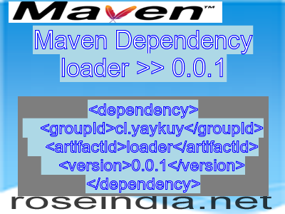 Maven dependency of loader version 0.0.1