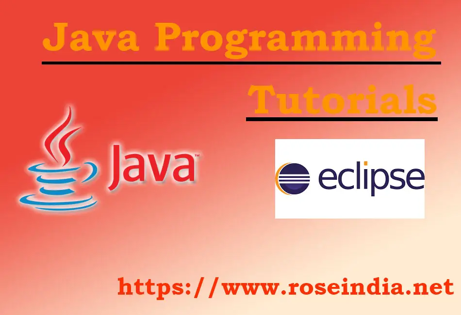 Java programmign tutorials