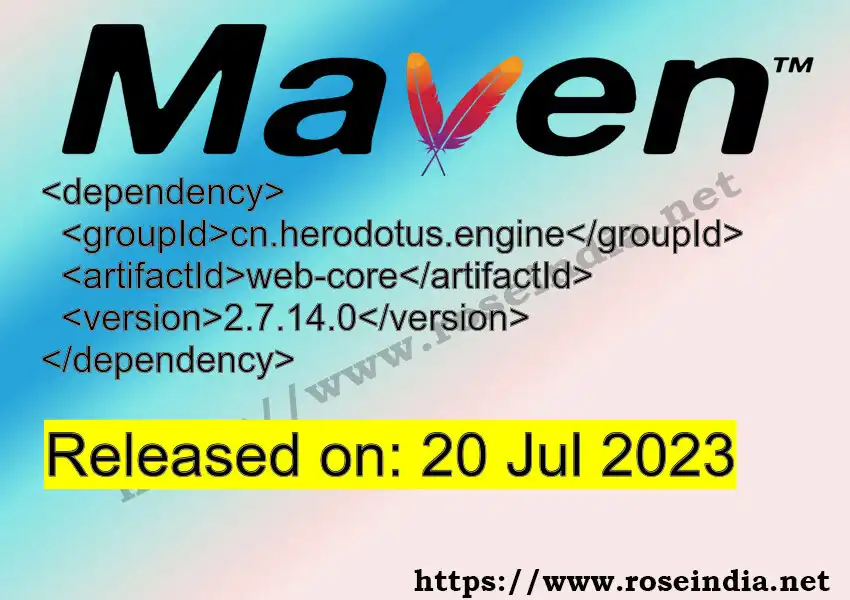 Maven dependency for GROUP_ID - ARTIFACT_ID version VERSION_ID is released. Learn to use ARTIFACT_ID version VERSION_ID in Maven based Java projects