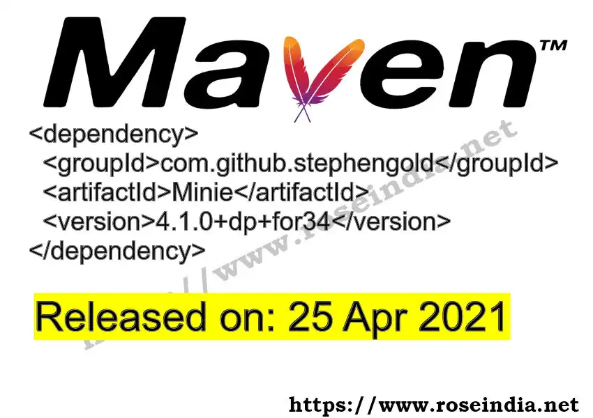 Maven dependency for GROUP_ID - ARTIFACT_ID version VERSION_ID is released. Learn to use ARTIFACT_ID version VERSION_ID in Maven based Java projects