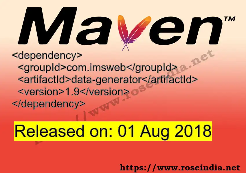 Maven dependency for GROUP_ID - ARTIFACT_ID version VERSION_ID is released. Learn to use ARTIFACT_ID version VERSION_ID in Maven based Java projects