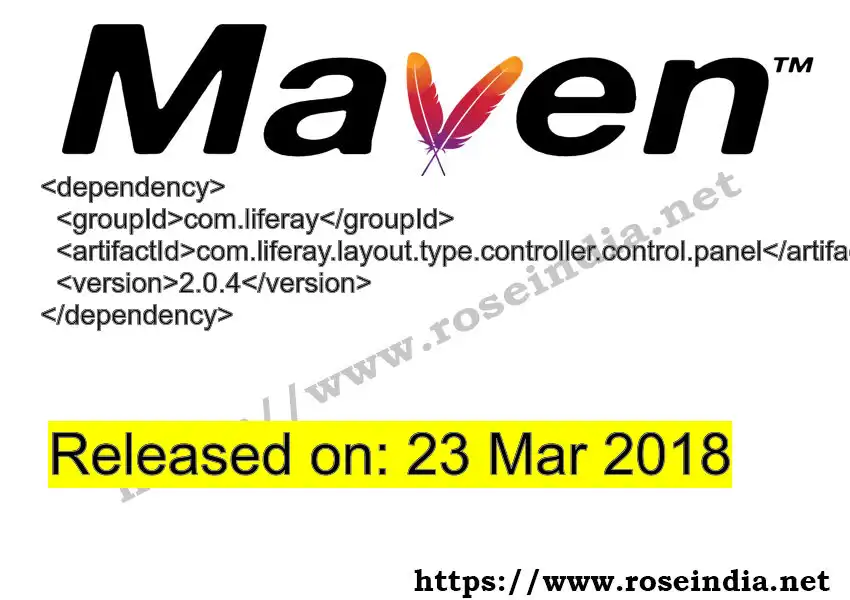 Maven dependency for GROUP_ID - ARTIFACT_ID version VERSION_ID is released. Learn to use ARTIFACT_ID version VERSION_ID in Maven based Java projects
