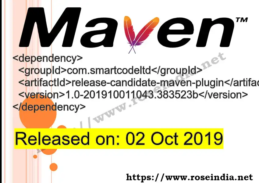 Release Candidate Maven Plugin release-candidate-maven-plugin Latest Version