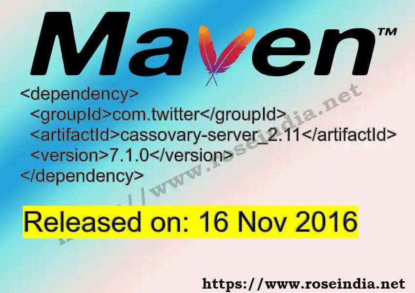 Cassovary Server_2.11 cassovary-server_2.11 Latest Version