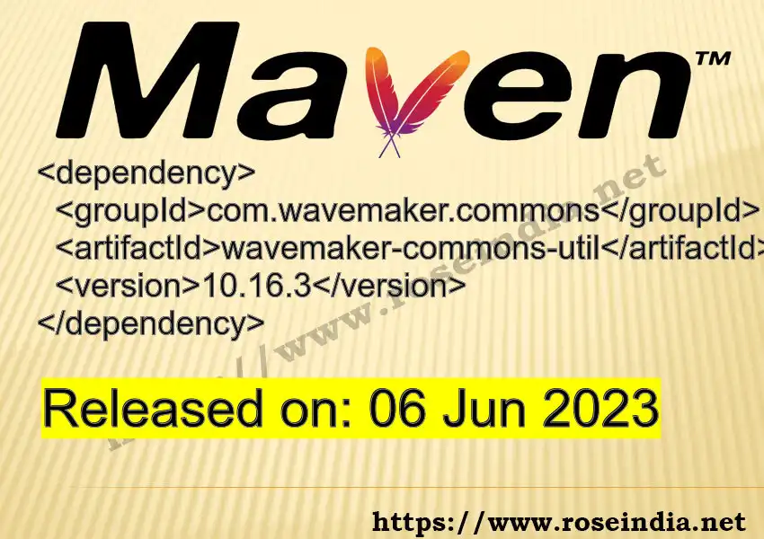 Maven dependency for GROUP_ID - ARTIFACT_ID version VERSION_ID is released. Learn to use ARTIFACT_ID version VERSION_ID in Maven based Java projects