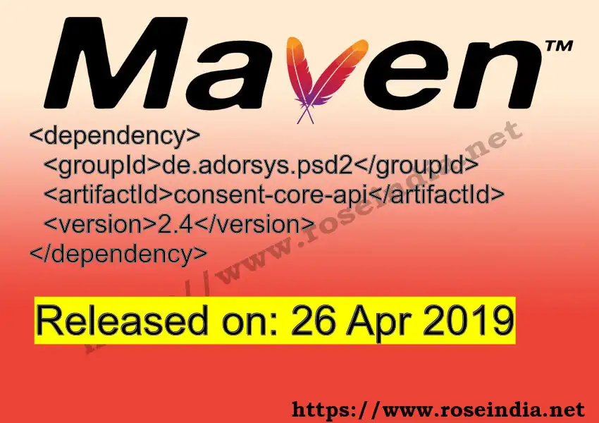Maven dependency for GROUP_ID - ARTIFACT_ID version VERSION_ID is released. Learn to use ARTIFACT_ID version VERSION_ID in Maven based Java projects