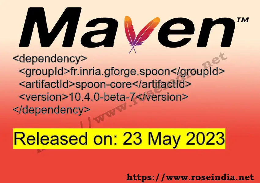 Maven dependency for GROUP_ID - ARTIFACT_ID version VERSION_ID is released. Learn to use ARTIFACT_ID version VERSION_ID in Maven based Java projects