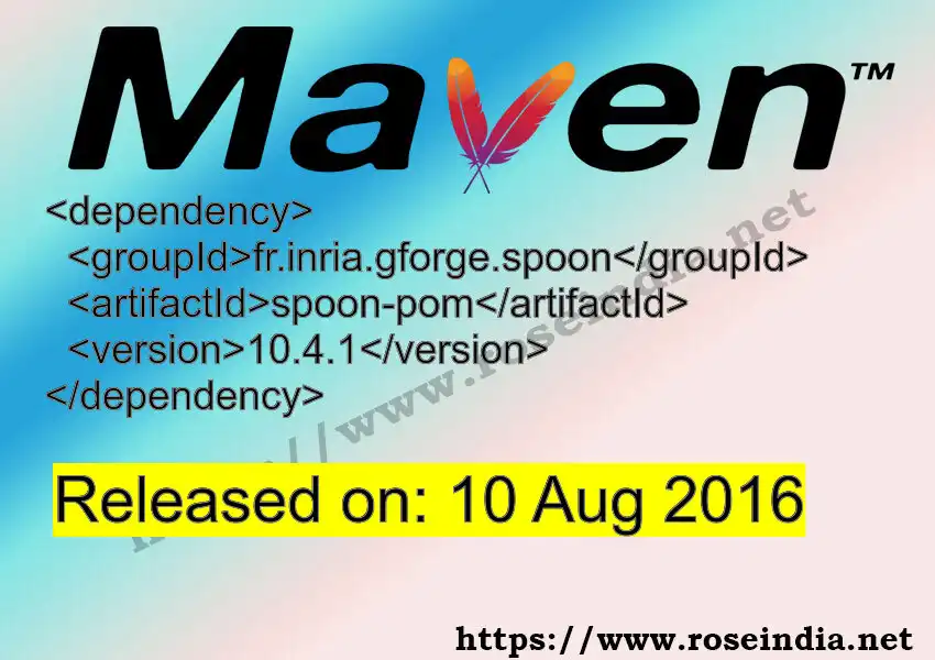 Maven dependency for GROUP_ID - ARTIFACT_ID version VERSION_ID is released. Learn to use ARTIFACT_ID version VERSION_ID in Maven based Java projects