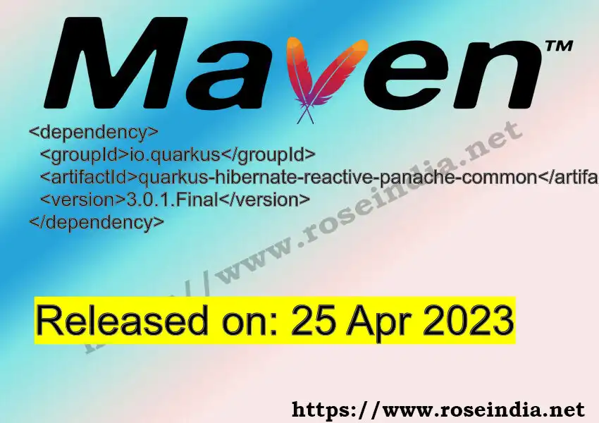 Maven dependency for GROUP_ID - ARTIFACT_ID version VERSION_ID is released. Learn to use ARTIFACT_ID version VERSION_ID in Maven based Java projects