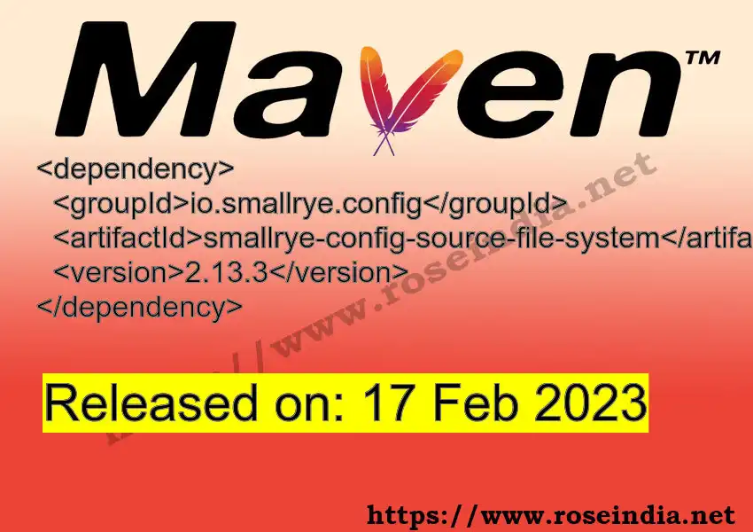 Maven dependency for  GROUP_ID - ARTIFACT_ID version VERSION_ID is released. Learn to use  ARTIFACT_ID version VERSION_ID in Maven based Java projects