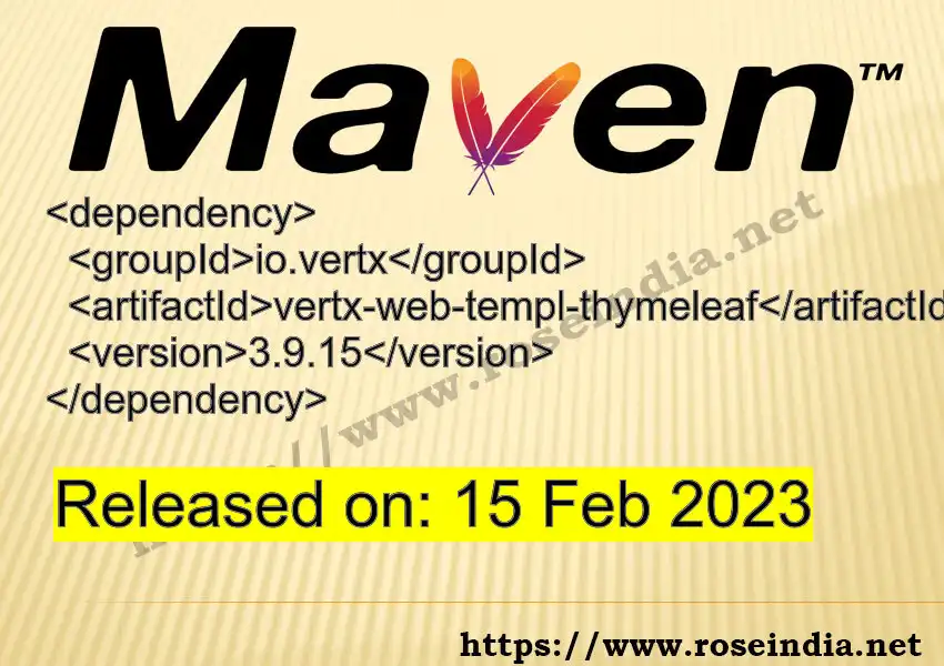 Maven dependency for  GROUP_ID - ARTIFACT_ID version VERSION_ID is released. Learn to use  ARTIFACT_ID version VERSION_ID in Maven based Java projects