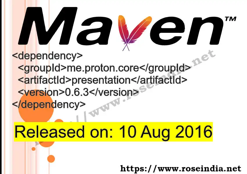 Maven dependency for GROUP_ID - ARTIFACT_ID version VERSION_ID is released. Learn to use ARTIFACT_ID version VERSION_ID in Maven based Java projects