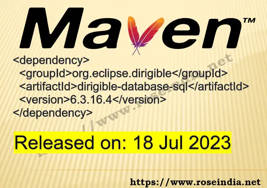 Maven dependency for  GROUP_ID - ARTIFACT_ID version VERSION_ID is released. Learn to use  ARTIFACT_ID version VERSION_ID in Maven based Java projects