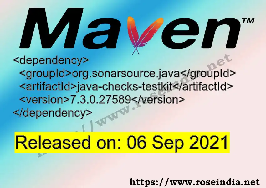 Maven dependency for GROUP_ID - ARTIFACT_ID version VERSION_ID is released. Learn to use ARTIFACT_ID version VERSION_ID in Maven based Java projects