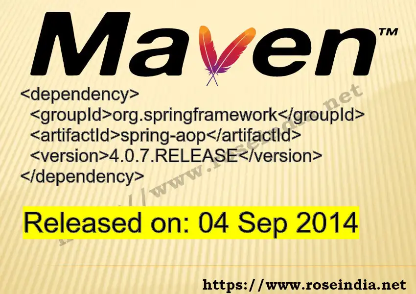 Maven dependency for GROUP_ID - ARTIFACT_ID version VERSION_ID is released. Learn to use ARTIFACT_ID version VERSION_ID in Maven based Java projects