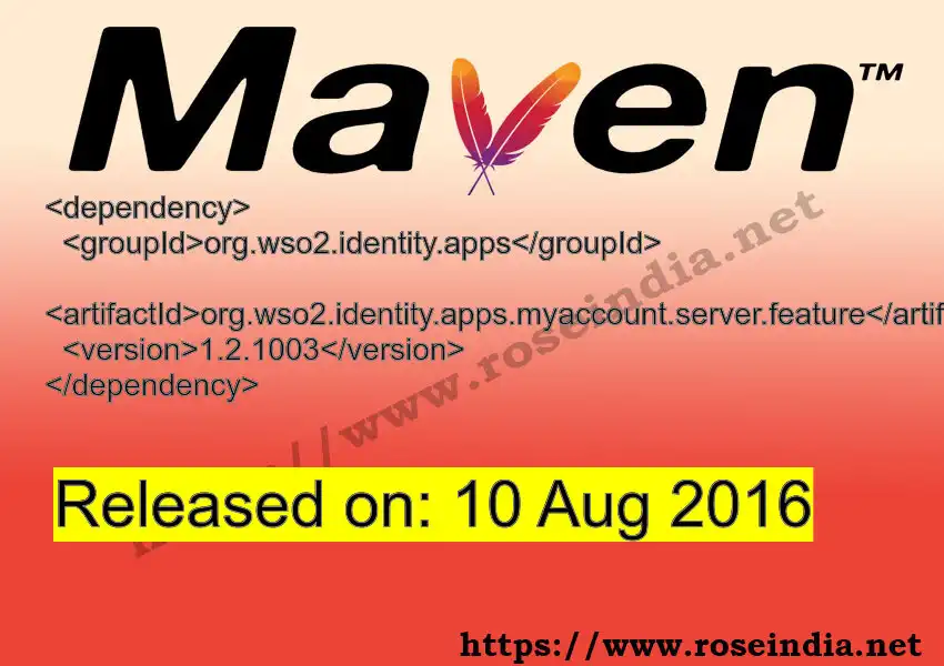 Maven dependency for GROUP_ID - ARTIFACT_ID version VERSION_ID is released. Learn to use ARTIFACT_ID version VERSION_ID in Maven based Java projects
