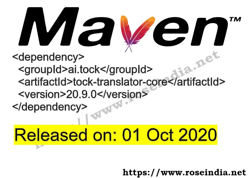 Maven dependency for GROUP_ID - ARTIFACT_ID version VERSION_ID is released. Learn to use ARTIFACT_ID version VERSION_ID in Maven based Java projects