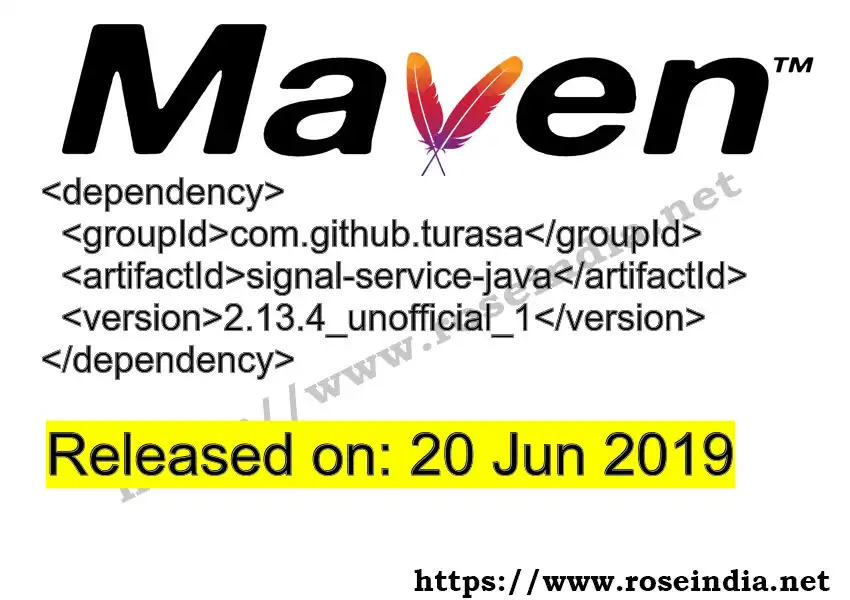Maven dependency for GROUP_ID - ARTIFACT_ID version VERSION_ID is released. Learn to use ARTIFACT_ID version VERSION_ID in Maven based Java projects