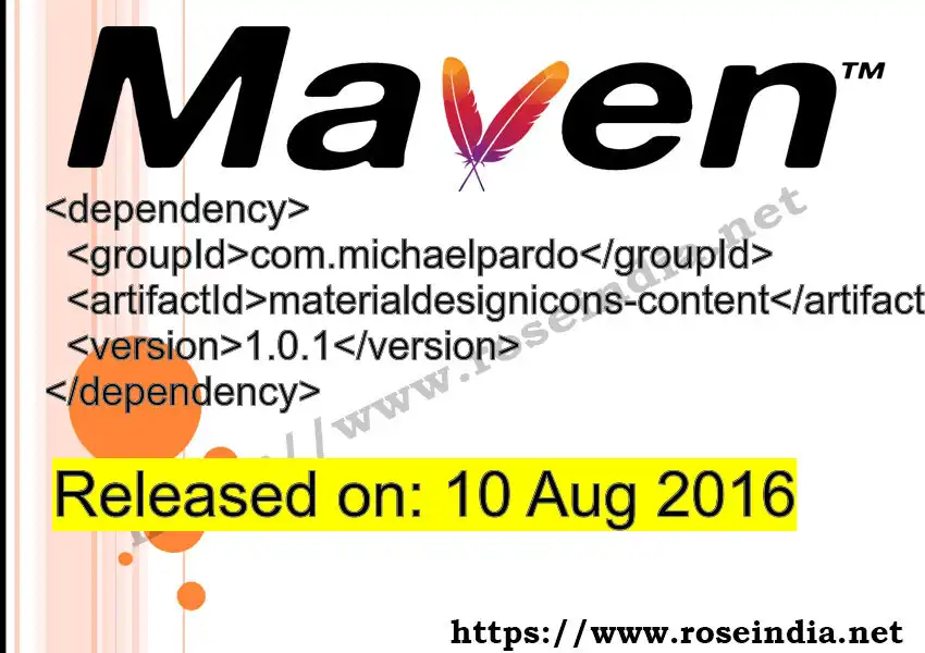 Materialdesignicons Content materialdesignicons-content Latest Version