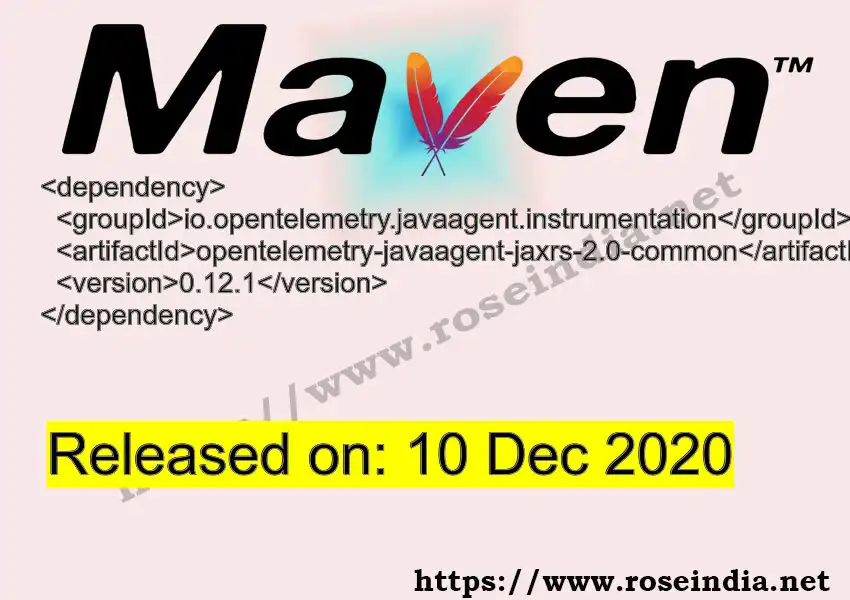 Maven dependency for GROUP_ID - ARTIFACT_ID version VERSION_ID is released. Learn to use ARTIFACT_ID version VERSION_ID in Maven based Java projects