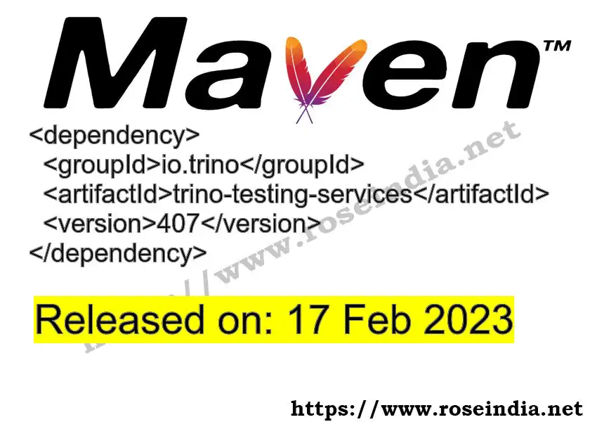 Maven dependency for GROUP_ID - ARTIFACT_ID version VERSION_ID is released. Learn to use ARTIFACT_ID version VERSION_ID in Maven based Java projects
