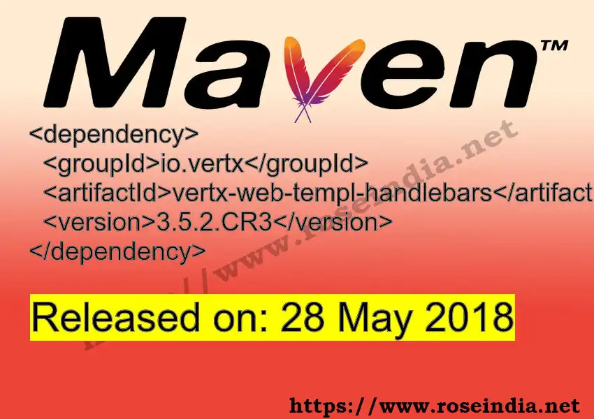 Maven dependency for GROUP_ID - ARTIFACT_ID version VERSION_ID is released. Learn to use ARTIFACT_ID version VERSION_ID in Maven based Java projects