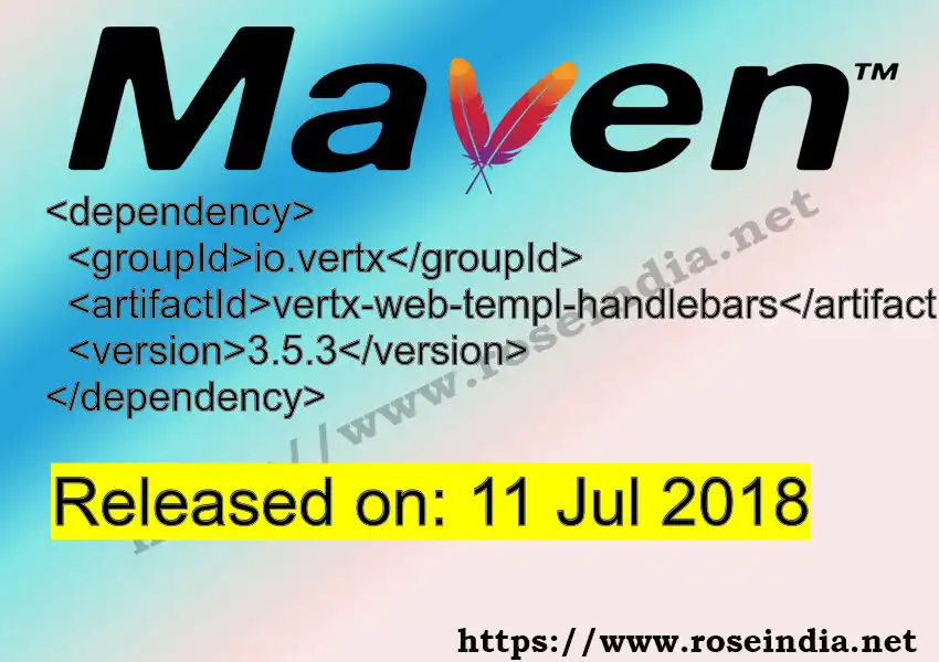 Maven dependency for GROUP_ID - ARTIFACT_ID version VERSION_ID is released. Learn to use ARTIFACT_ID version VERSION_ID in Maven based Java projects