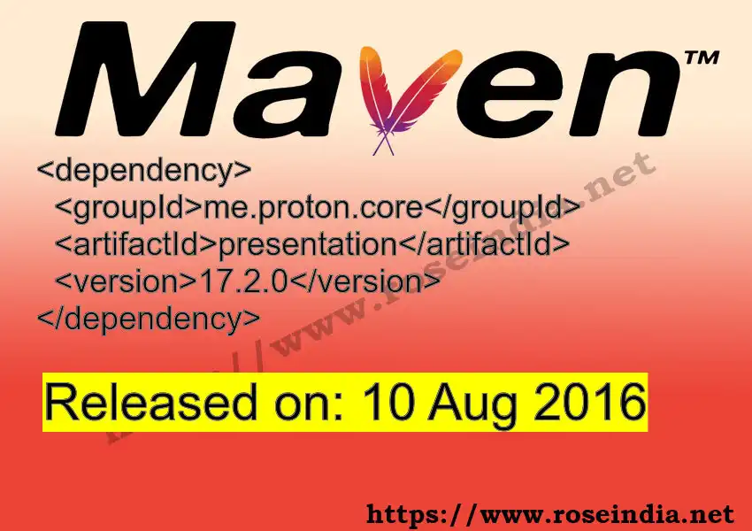 Maven dependency for GROUP_ID - ARTIFACT_ID version VERSION_ID is released. Learn to use ARTIFACT_ID version VERSION_ID in Maven based Java projects