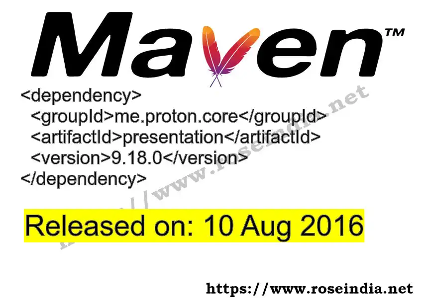 Maven dependency for GROUP_ID - ARTIFACT_ID version VERSION_ID is released. Learn to use ARTIFACT_ID version VERSION_ID in Maven based Java projects