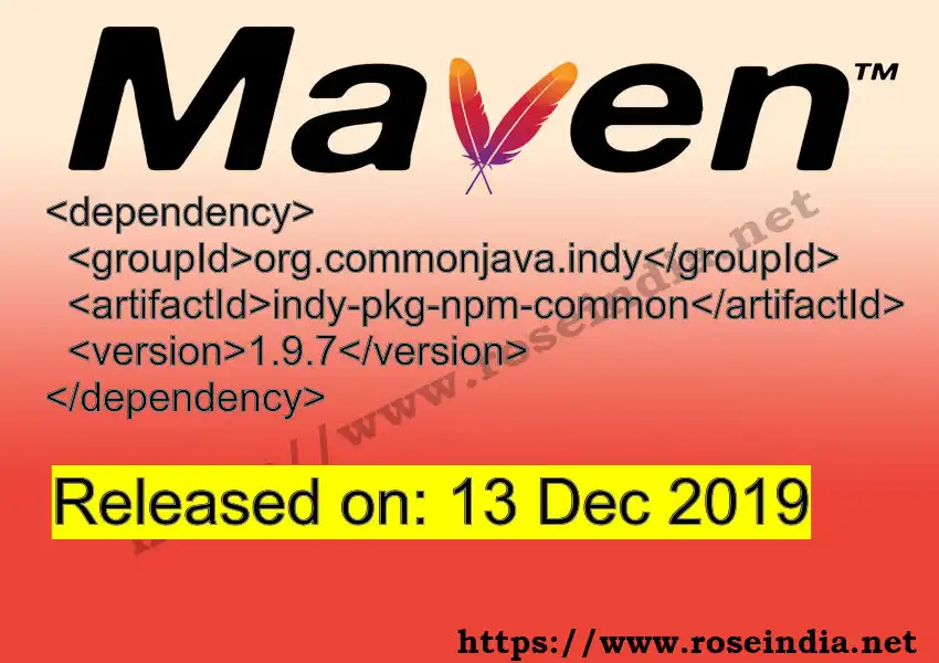 Maven dependency for GROUP_ID - ARTIFACT_ID version VERSION_ID is released. Learn to use ARTIFACT_ID version VERSION_ID in Maven based Java projects