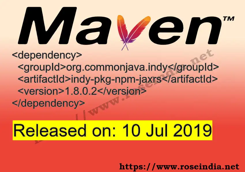 Maven dependency for GROUP_ID - ARTIFACT_ID version VERSION_ID is released. Learn to use ARTIFACT_ID version VERSION_ID in Maven based Java projects