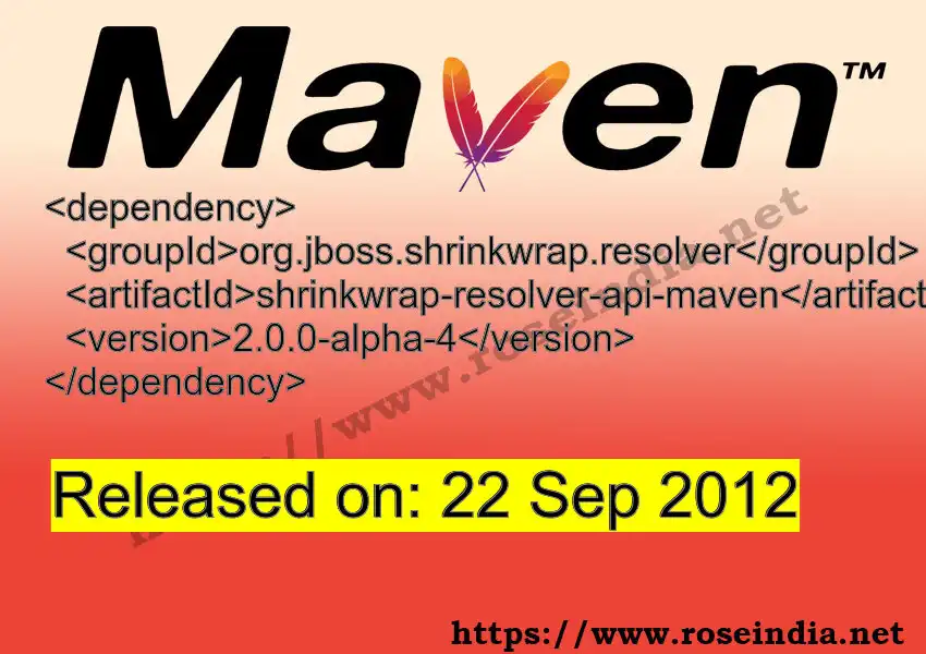 Maven dependency for  GROUP_ID - ARTIFACT_ID version VERSION_ID is released. Learn to use  ARTIFACT_ID version VERSION_ID in Maven based Java projects
