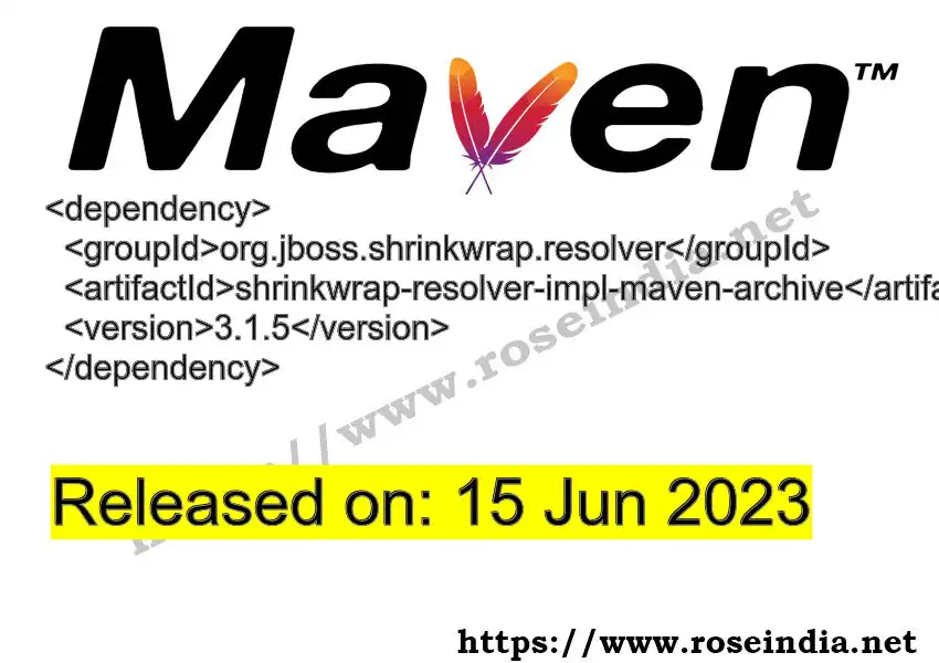 Maven dependency for GROUP_ID - ARTIFACT_ID version VERSION_ID is released. Learn to use ARTIFACT_ID version VERSION_ID in Maven based Java projects