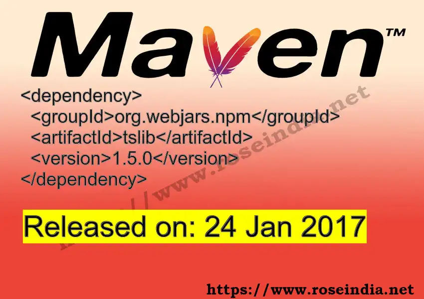 Maven dependency for GROUP_ID - ARTIFACT_ID version VERSION_ID is released. Learn to use ARTIFACT_ID version VERSION_ID in Maven based Java projects