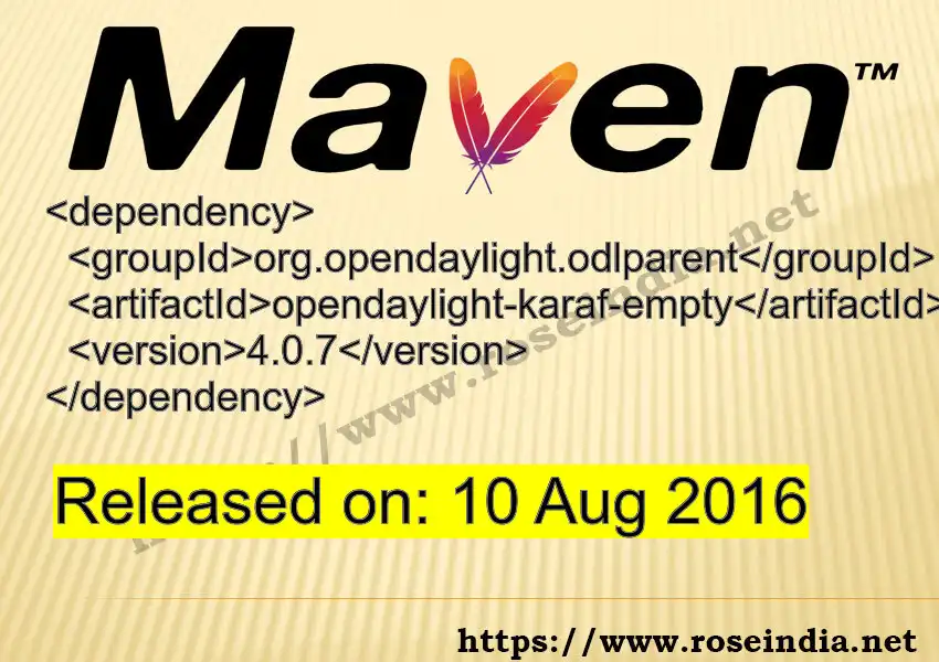 Maven dependency for GROUP_ID - ARTIFACT_ID version VERSION_ID is released. Learn to use ARTIFACT_ID version VERSION_ID in Maven based Java projects