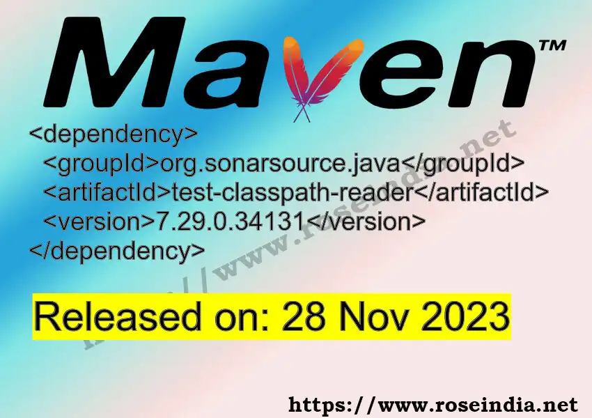 Maven dependency for  GROUP_ID - ARTIFACT_ID version VERSION_ID is released. Learn to use  ARTIFACT_ID version VERSION_ID in Maven based Java projects